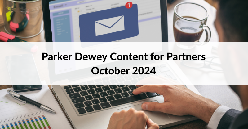 Parker Dewey Partners - Share this month's recommended content with students and employers