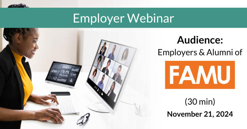 Employer Webinar FAMU