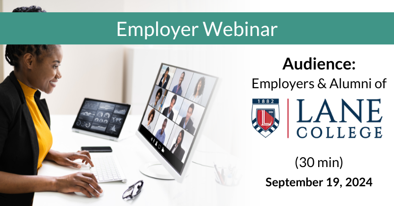 Employer Webinar Lane College