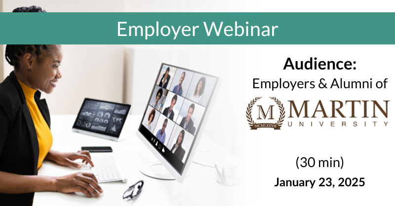 Employer Webinar Martin University