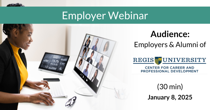 Employer Webinar Regis University