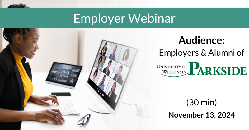 Employer Webinar University of Wisconsin Parkside