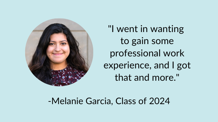 Melanie Garcia, Class of 2024 