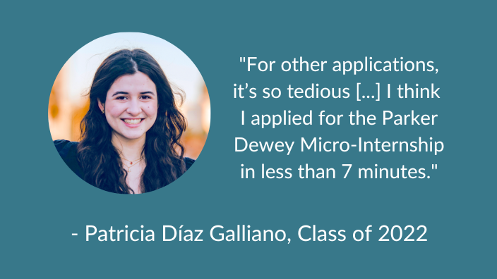 Patricia Díaz Galliano, Class of 2022 