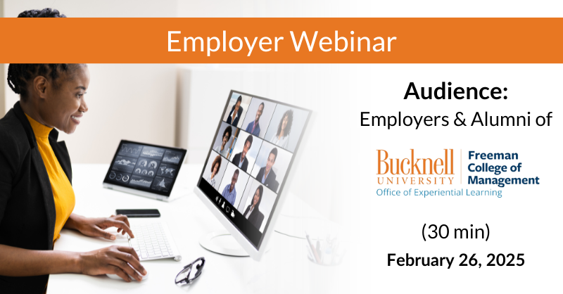 Employer Webinar Bucknell University